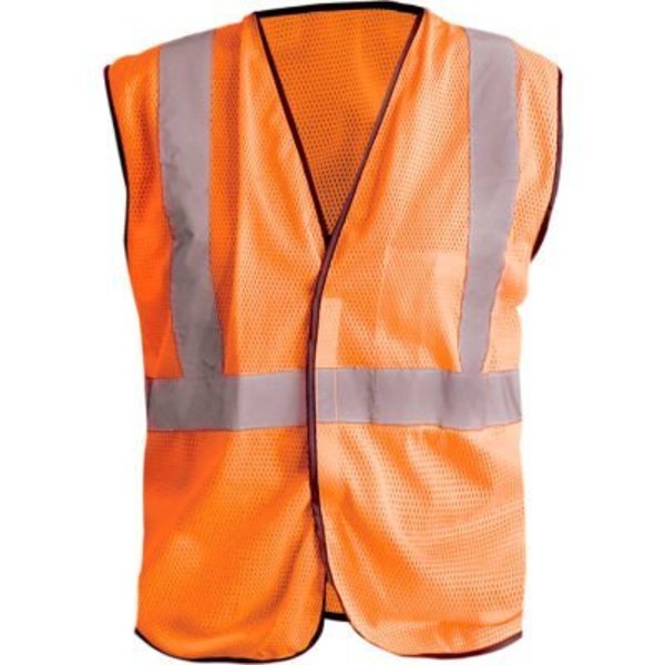 Occunomix OccuNomix Classic Mesh Standard Vest, Class 2, Hi-Vis Orange, 4/5XL, LUX-SSGC-O4/5X LUX-SSGC-O4/5X